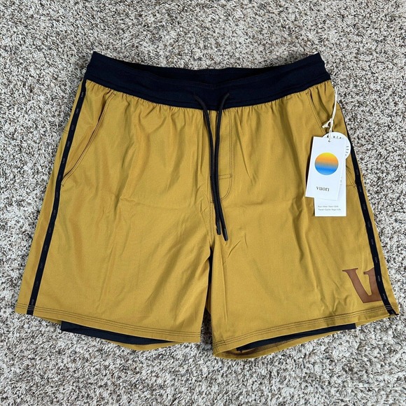 Vuori Shorts Vuori Shorts Mens Large Mustard Kore Athletic Lined